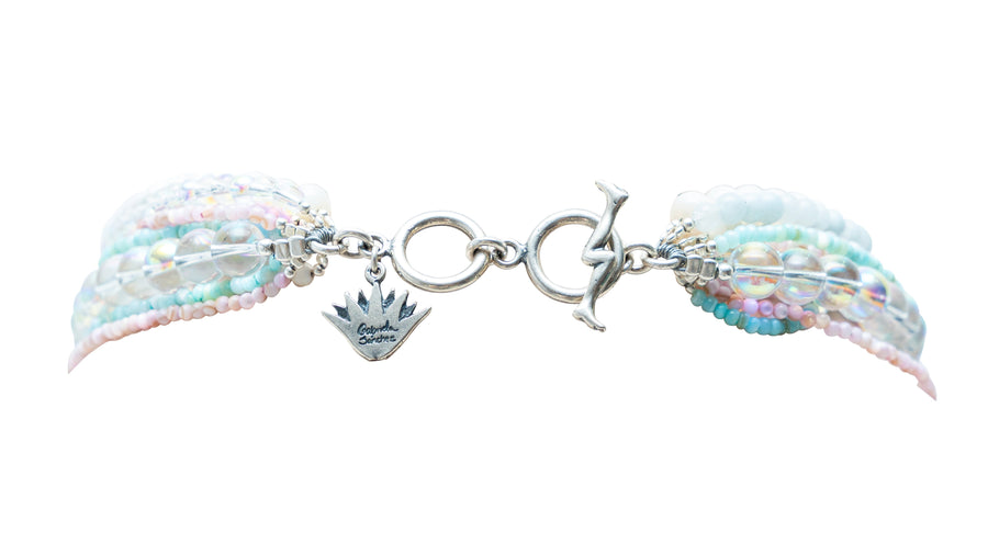 Collar Ibiza, joya de plata .925, con cuarzo – Gabriela Sánchez (vista 6)