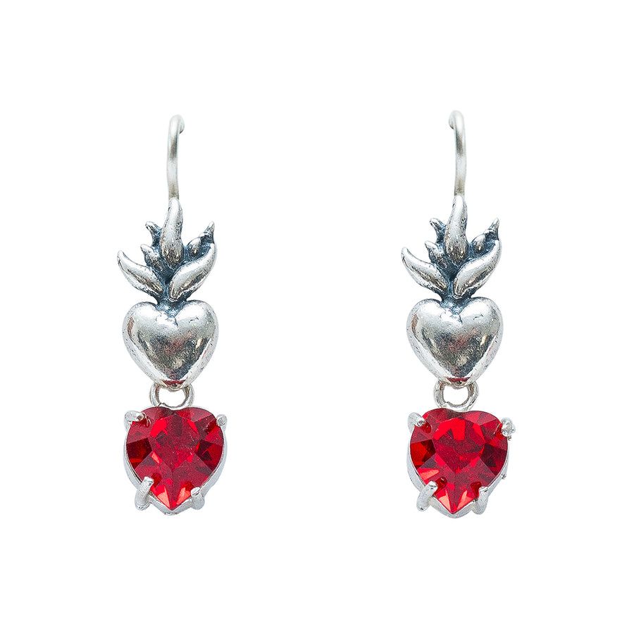Aretes Querida Aries, joya de plata .925, con cristal Swarovski – Gabriela Sánchez