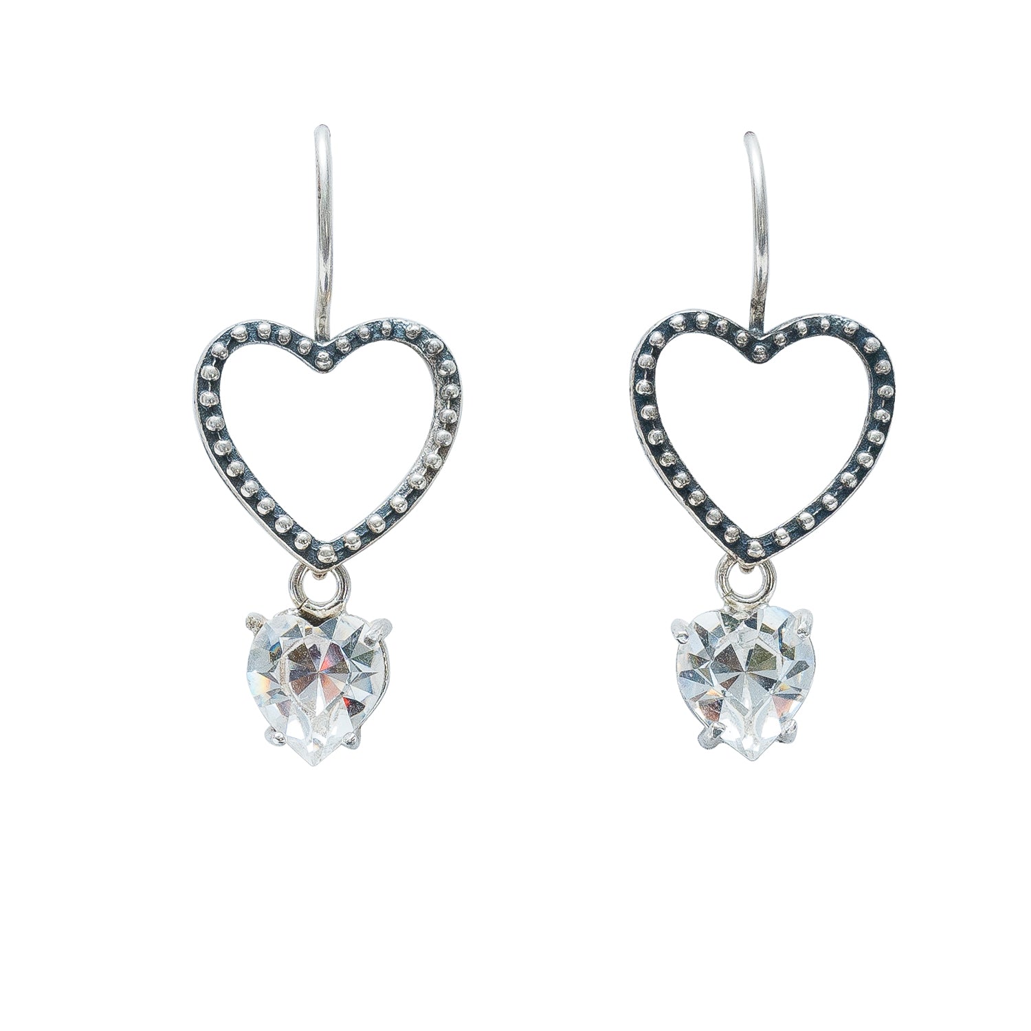 Aretes Querida Cáncer, joya de plata .925, con cristal Swarovski – Gabriela Sánchez