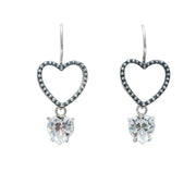 Aretes Querida Cáncer, joya de plata .925, con cristal Swarovski – Gabriela Sánchez