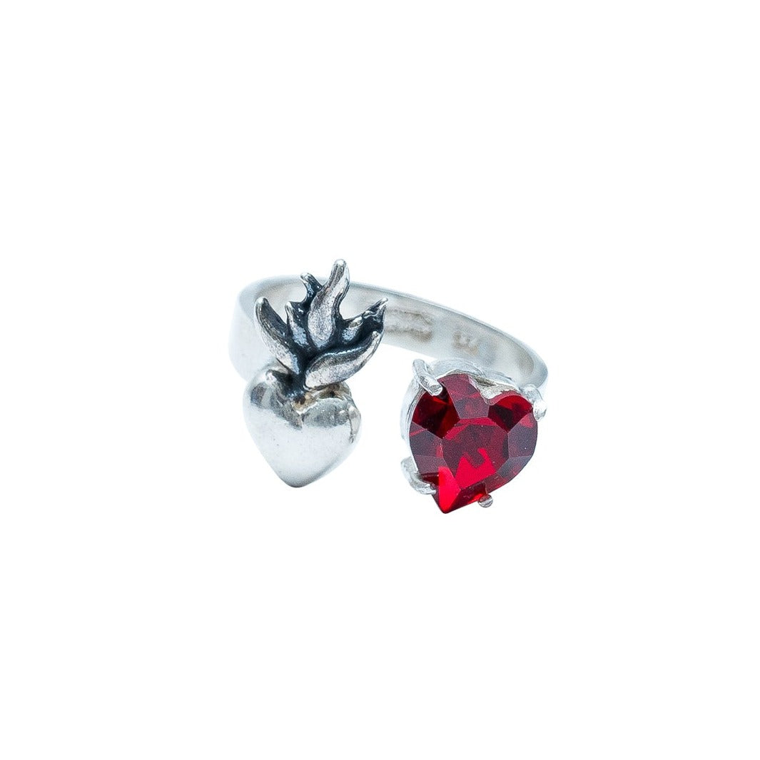 Anillo Querida Aries, joya de plata .925, con cristal Swarovski – Gabriela Sánchez