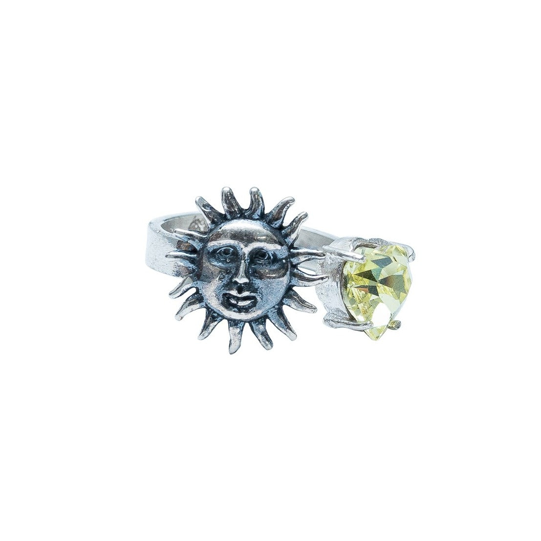Anillo Querida Leo, joya de plata .925, con cristal Swarovski – Gabriela Sánchez