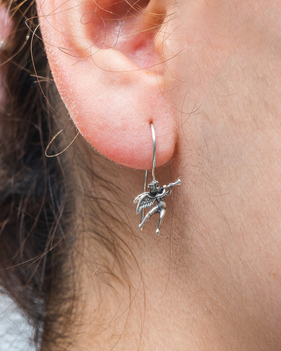 Aretes dos Querubines, joya de plata .925 – Gabriela Sánchez (vista 3)
