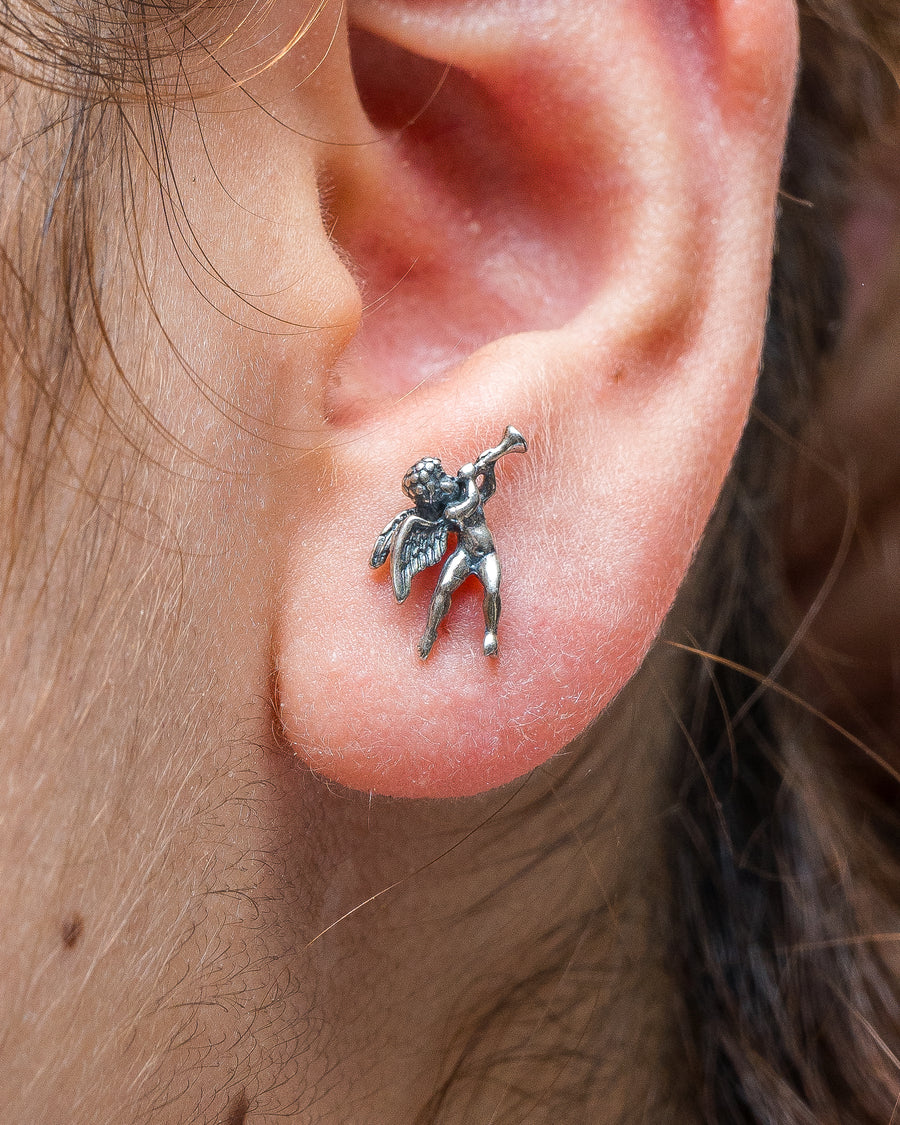 Aretes dos Querubines, joya de plata .925 – Gabriela Sánchez (vista 4)