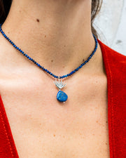 Collar Tequilana Azul, joya de plata .925, con lapislázuli – Gabriela Sánchez