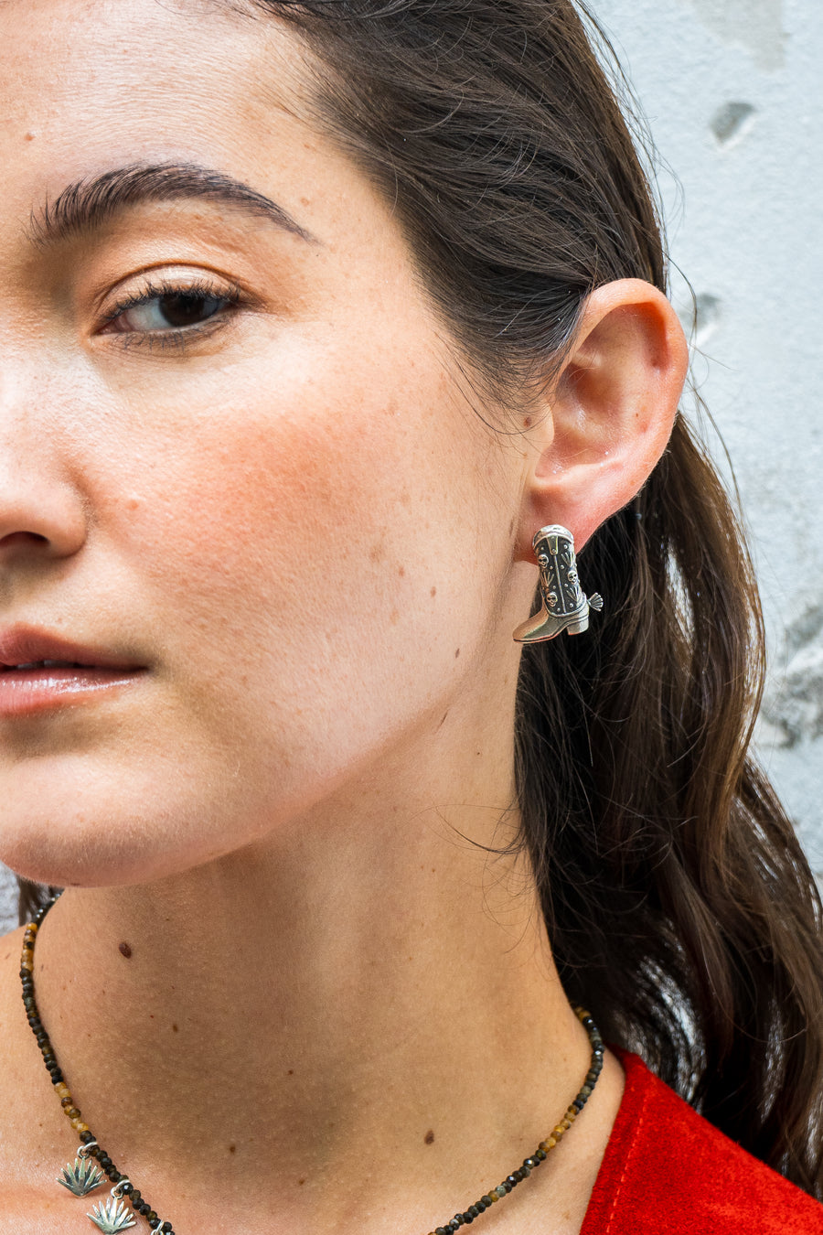 Aretes Al Ruedo, joya de plata .925 – Gabriela Sánchez (vista 3)