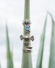 Anillo Penca Espiral, joya de plata .925 – Gabriela Sánchez (vista 3)
