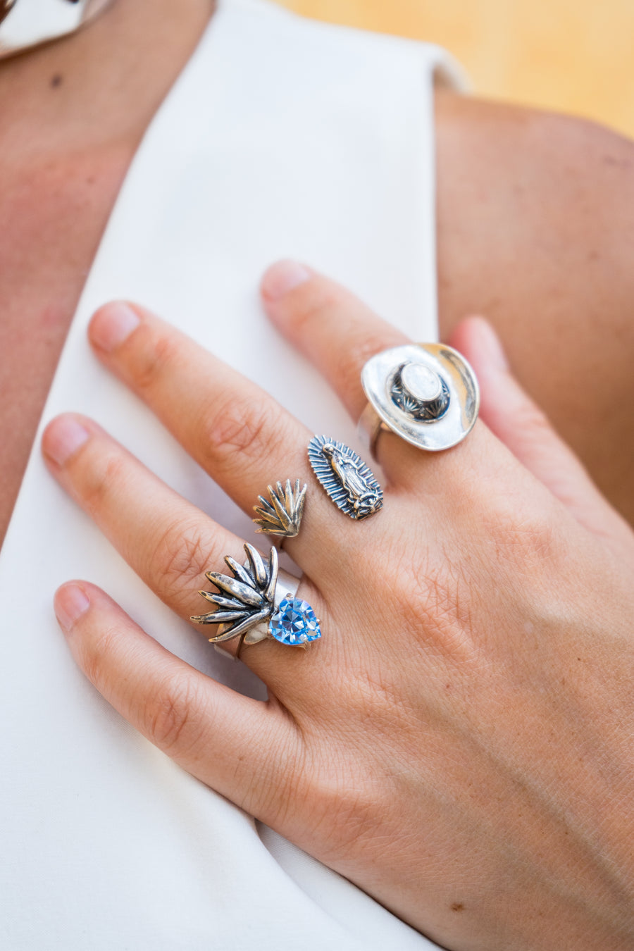 Anillo Texana, joya de plata .925 – Gabriela Sánchez (vista 3)
