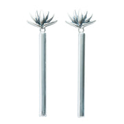 Aretes Maguey Sierra Negra, joya de plata .925 – Gabriela Sánchez (vista 3)