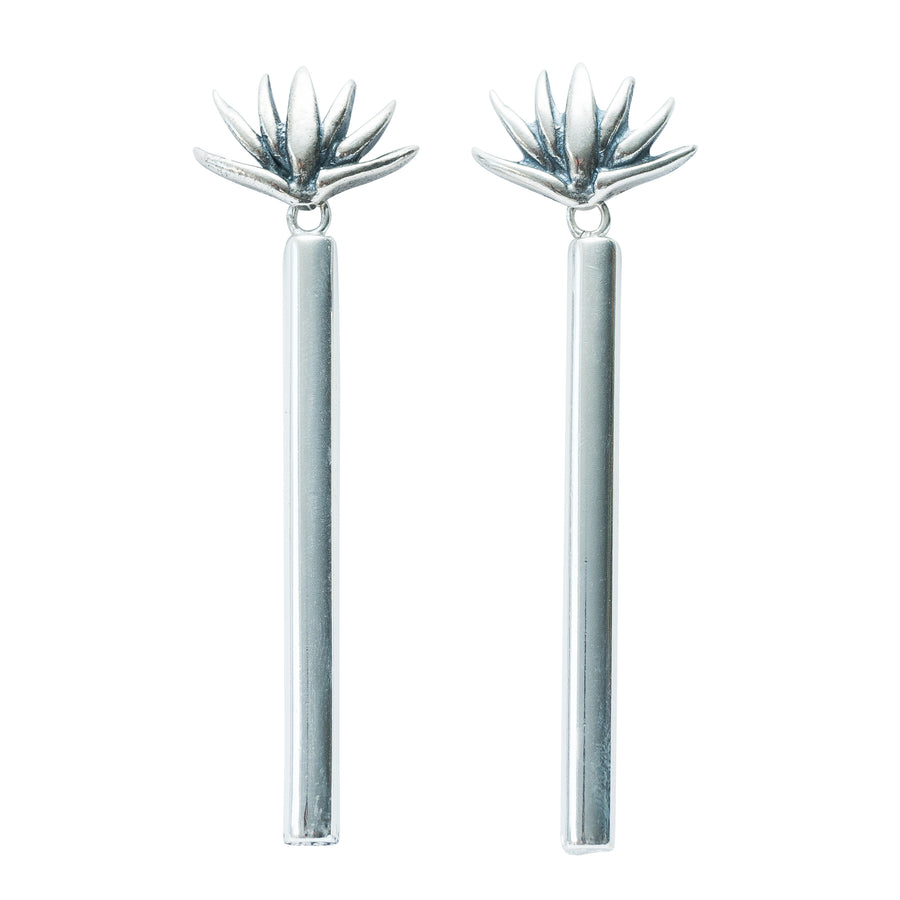 Aretes Maguey Sierra Negra, joya de plata .925 – Gabriela Sánchez (vista 3)