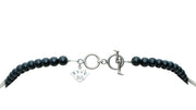 Collar Siete Direcciones, joya de plata .925, con obsidiana – Gabriela Sánchez (vista 7)