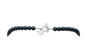 Collar Mezcal de los Muertos, joya de plata .925, con obsidiana y cristal Swarovski – Gabriela Sánchez (vista 3)