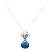 Dije Gota De Agave, joya de plata .925, con lapislázuli – Gabriela Sánchez