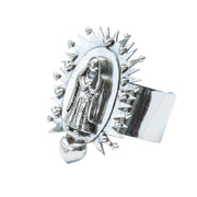 Brazalete Agave Guadalupe, joya de plata .925 – Gabriela Sánchez (vista 2)