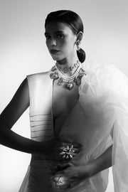 Collar Corazón de Muñeca, joya de plata .925, con perla – Gabriela Sánchez (vista 4)