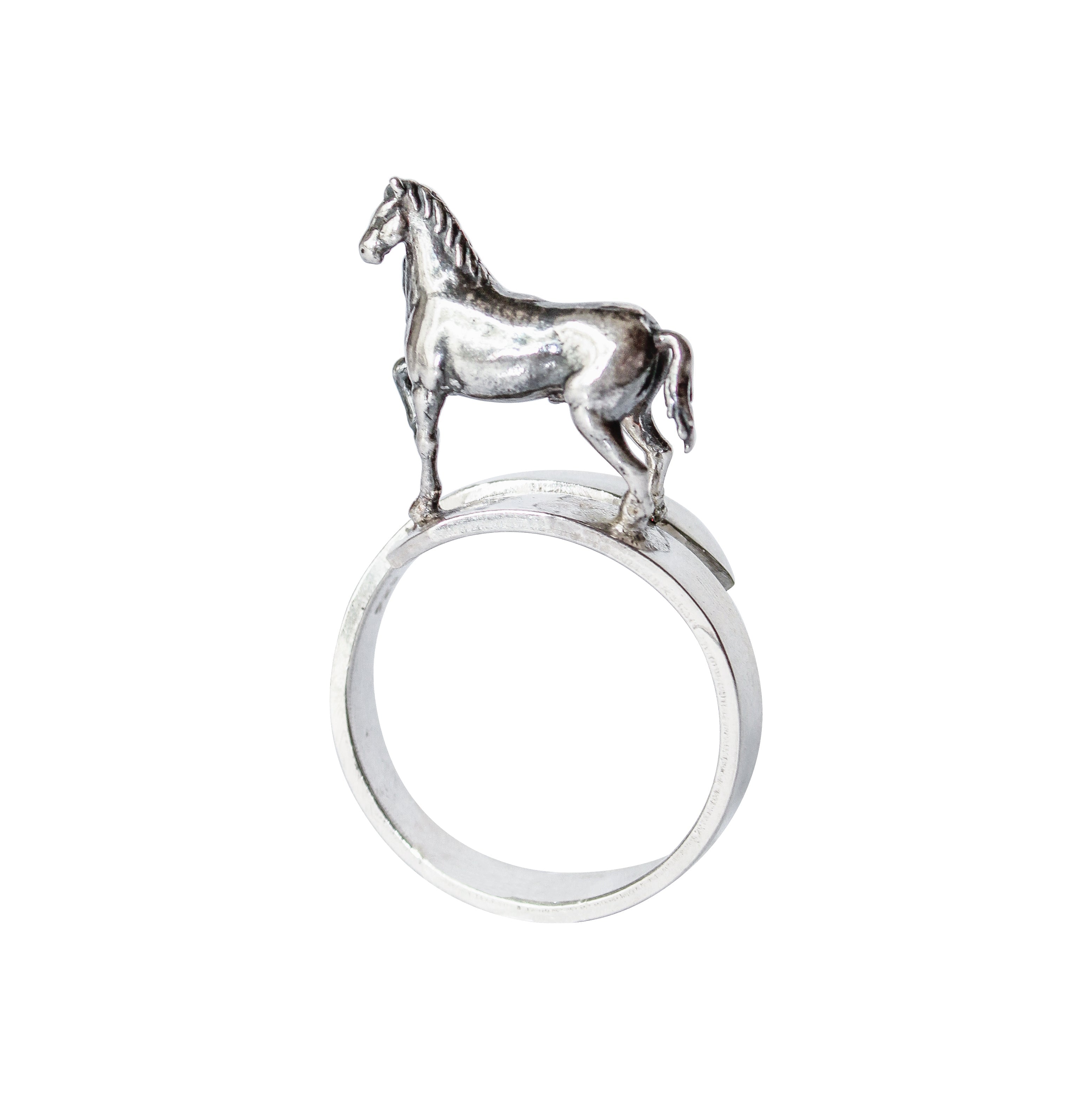 Anillo Caballo Bayo, joya de plata .925 – Gabriela Sánchez (vista 2)