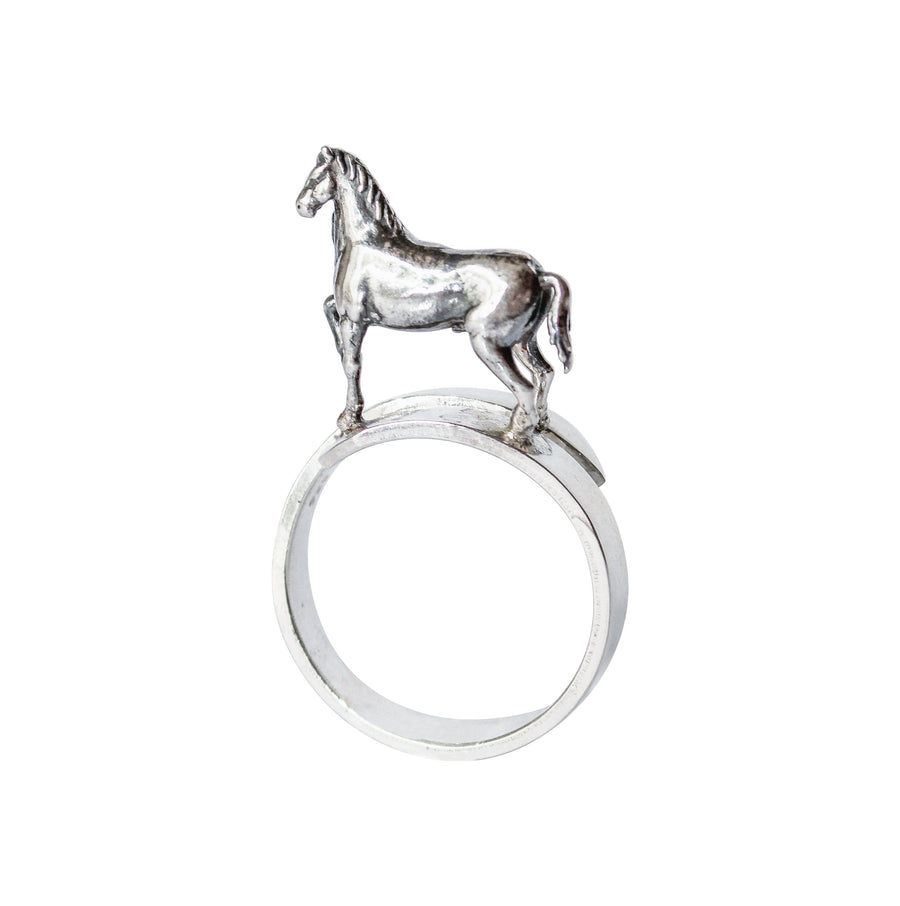 Anillo Caballo Bayo, joya de plata .925 – Gabriela Sánchez (vista 2)