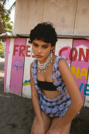 Collar Mahahual, joya de plata .925, con ópalo y cuarzo – Gabriela Sánchez (vista 6)