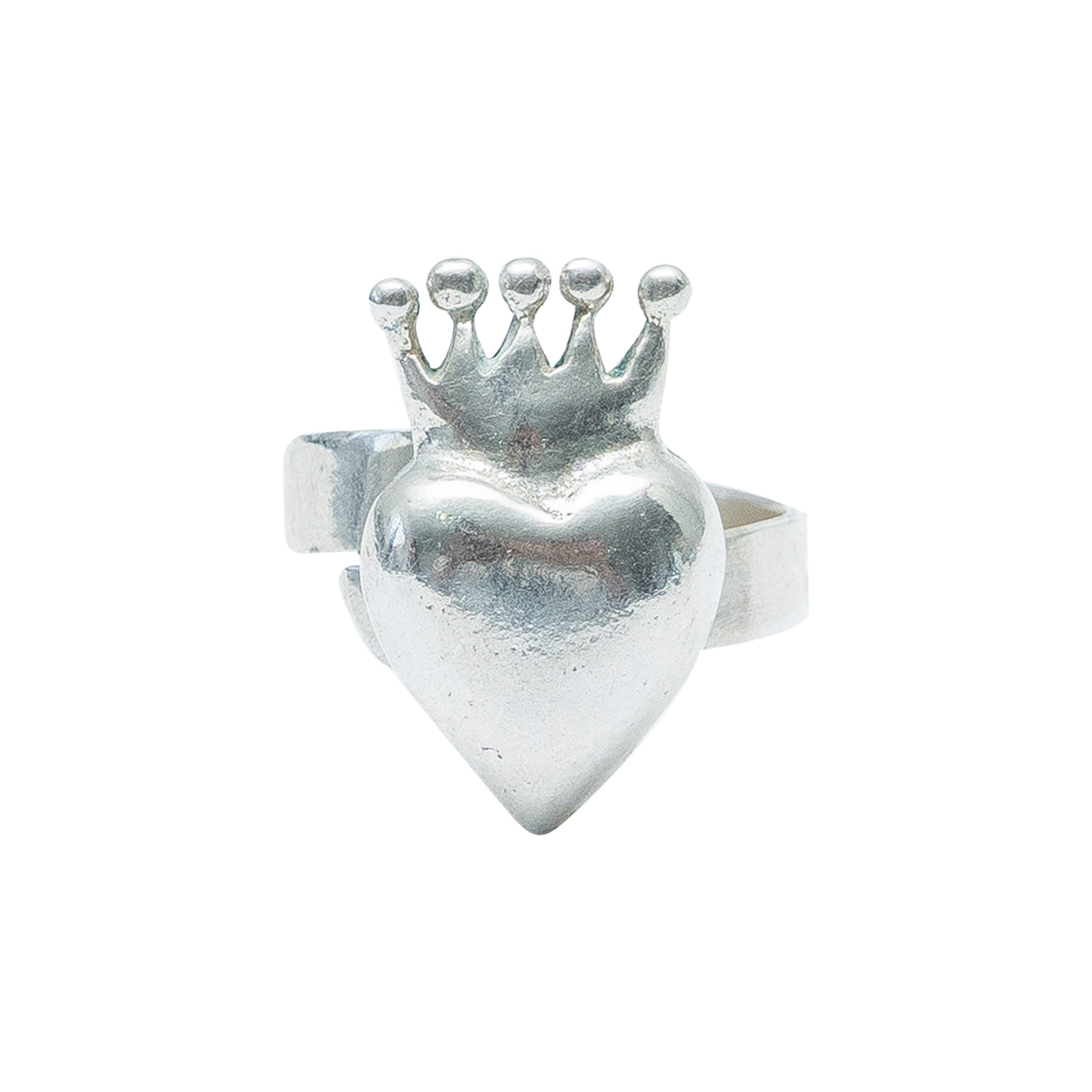 Anillo Corazón Reina, joya de plata .925 – Gabriela Sánchez