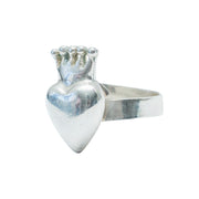 Anillo Corazón Reina, joya de plata .925 – Gabriela Sánchez (vista 3)