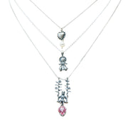 Set Siempre Serás mi Niña, joya de plata .925, con cristal Swarovski y perla – Gabriela Sánchez