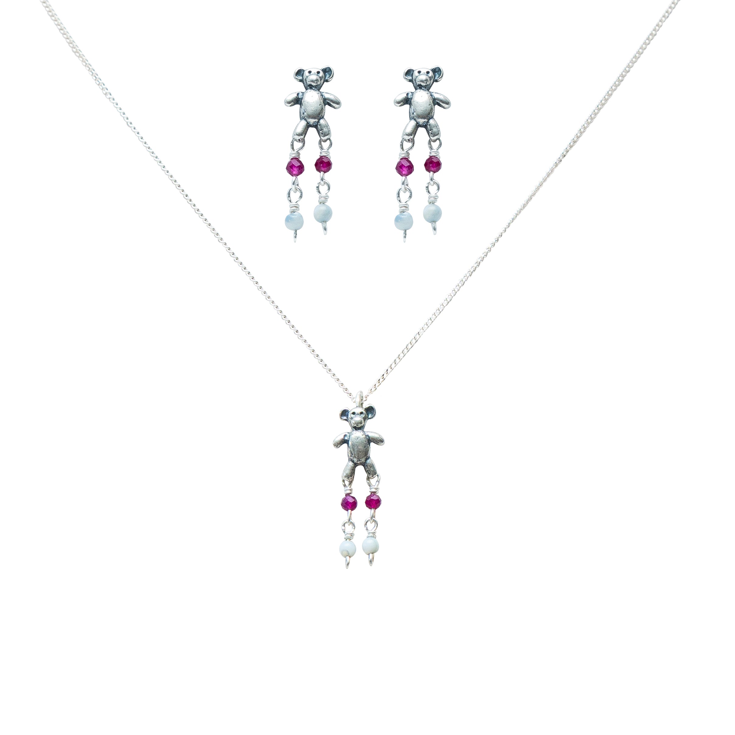Set Osito de Mami, joya de plata .925 – Gabriela Sánchez