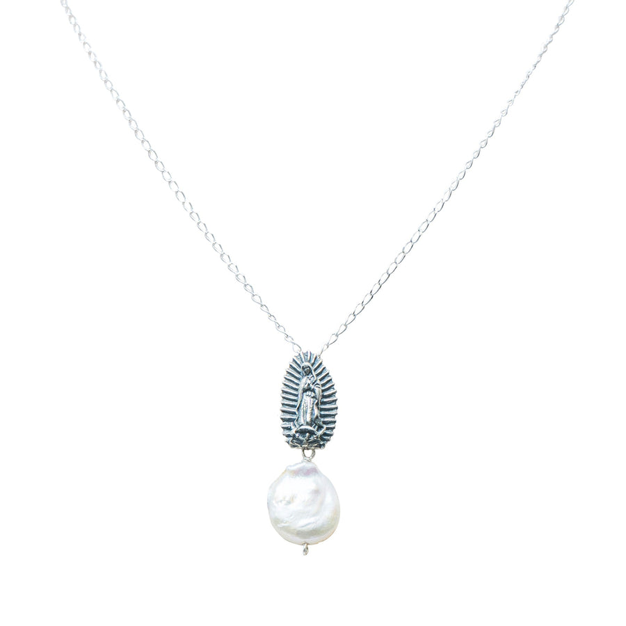 Dije Reflejo de Amor, joya de plata .925, con perla – Gabriela Sánchez