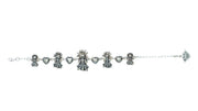 Pulsera Cinco Muñequitas, joya de plata .925 – Gabriela Sánchez (vista 3)