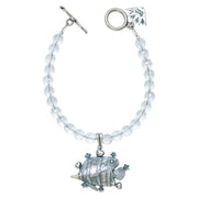 Pulsera Aguas de Cristal, joya de plata .925, con cuarzo – Gabriela Sánchez
