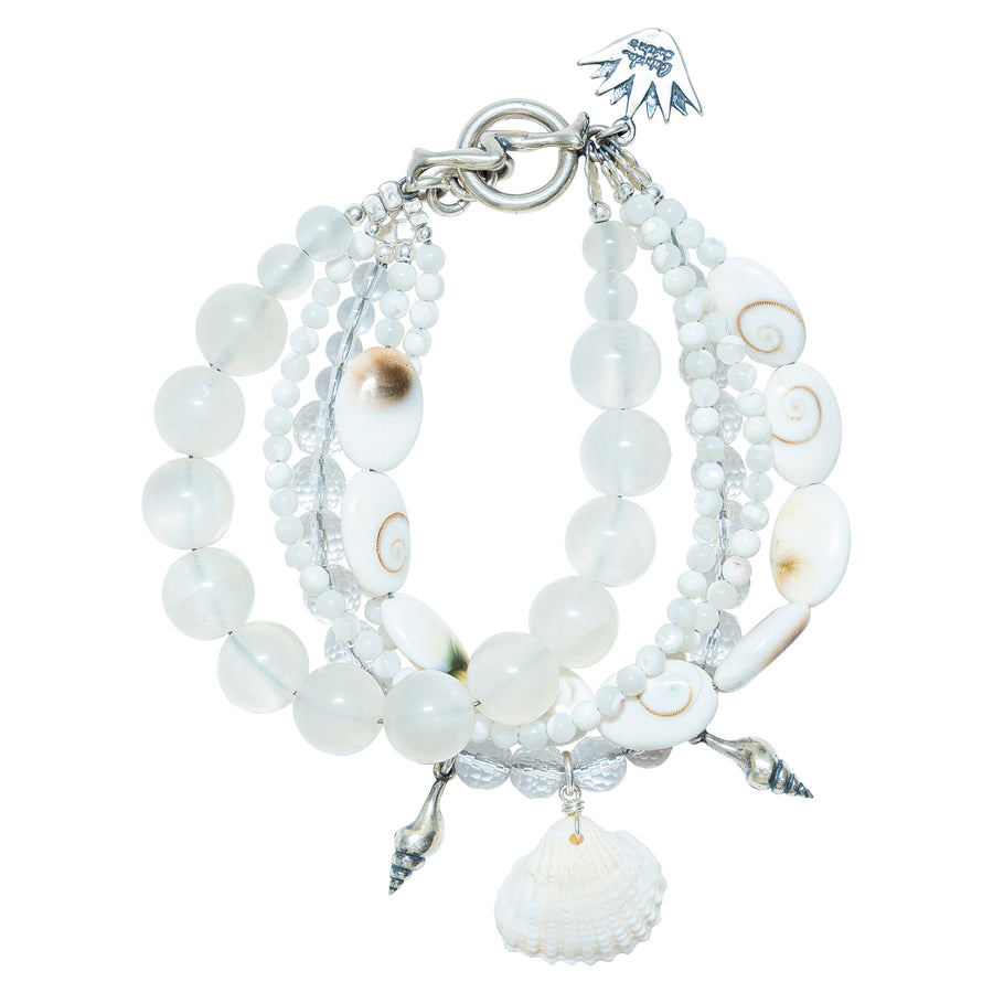 Pulsera Coco y Marea, joya de plata .925, con cuarzo – Gabriela Sánchez (vista 2)