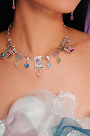 Collar Fiesta Multicolor, joya de plata .925, con cristal Swarovski – Gabriela Sánchez (vista 4)