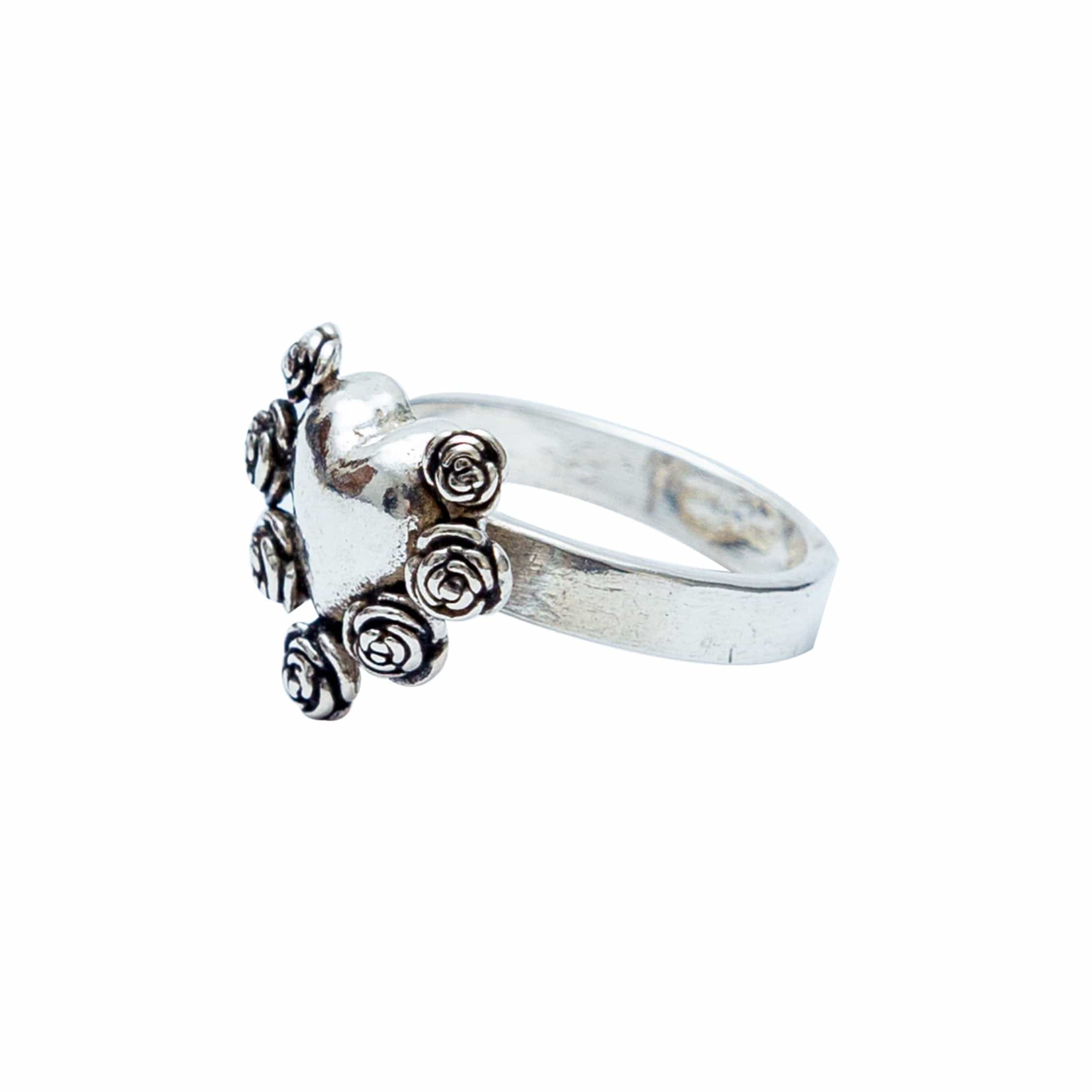 Anillo Corazón con Rosas Mini CAL005 Anillo