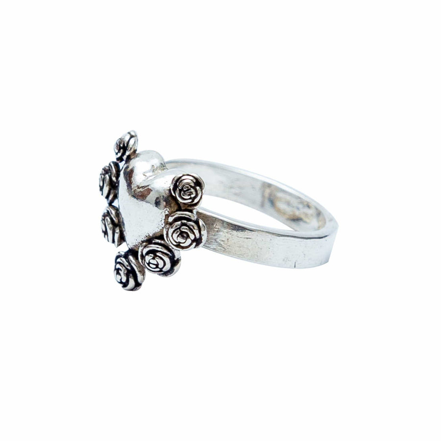 Anillo Corazón con Rosas Mini CAL005 Anillo
