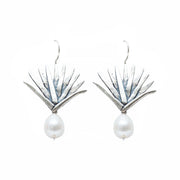 Aretes Agave Sueño 4 Perla, joya de plata .925 – Gabriela Sánchez (vista 2)
