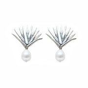 Aretes Agave Sueño 4 Perla, joya de plata .925 – Gabriela Sánchez