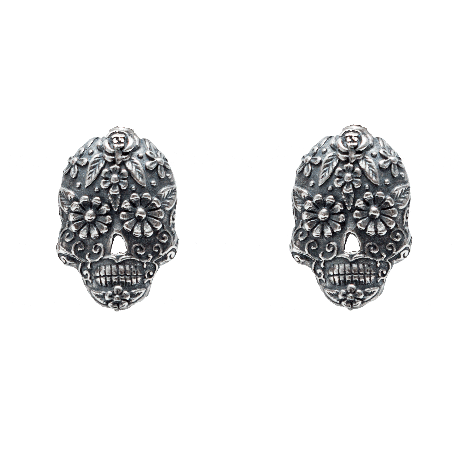 Aretes Calacas, joya de plata .925 – Gabriela Sánchez