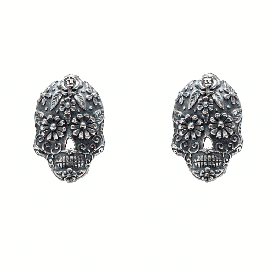 Aretes Calacas, joya de plata .925 – Gabriela Sánchez