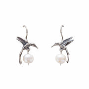 Aretes Colibrí Perla Gabriela Sánchez Aretes