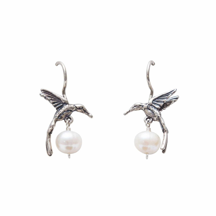 Aretes Colibrí Perla Gabriela Sánchez Aretes