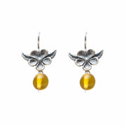 Aretes Flor Jarrito Ámbar Gabriela Sánchez Aretes