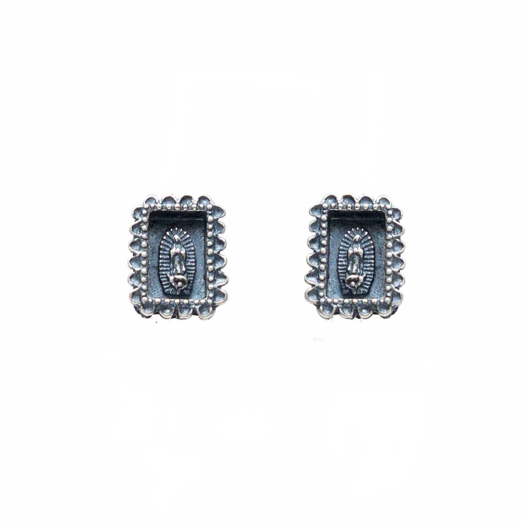 Aretes Milagrito Virgen, joya de plata .925 – Gabriela Sánchez