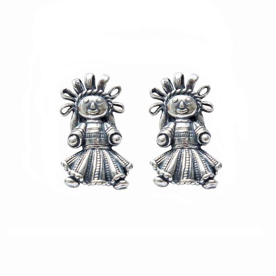 Aretes Muñeca de Listones, joya de plata .925 – Gabriela Sánchez