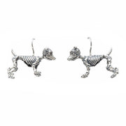 Aretes Perrito Calaca, joya de plata .925 – Gabriela Sánchez