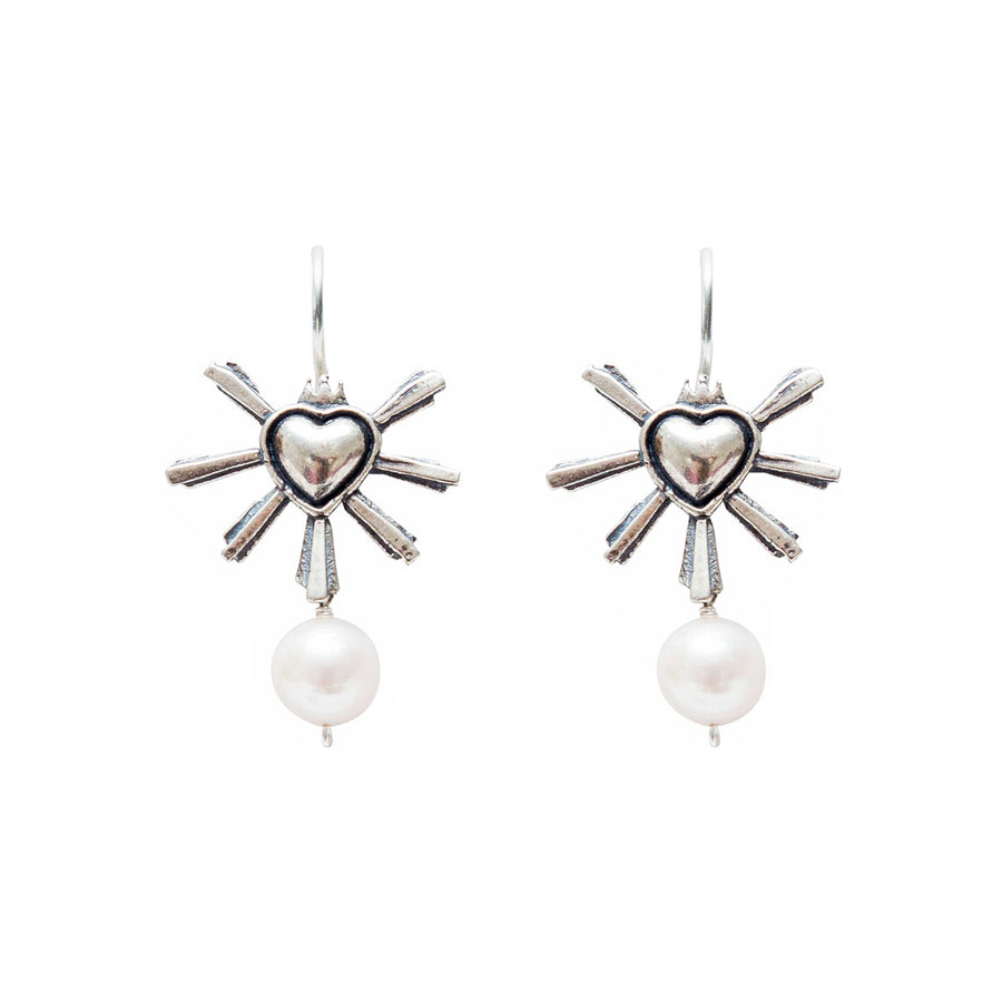 Aretes Querido México Perla, joya de plata .925 – Gabriela Sánchez (vista 2)
