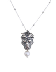 Dije Calavera con Palomas Perla Gabriela Sánchez Dije