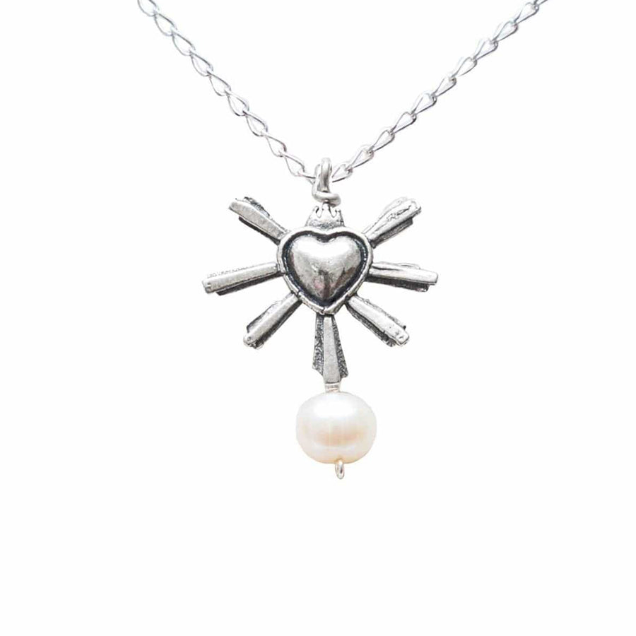 Dije Corazón Querido México Perla, joya de plata .925 – Gabriela Sánchez