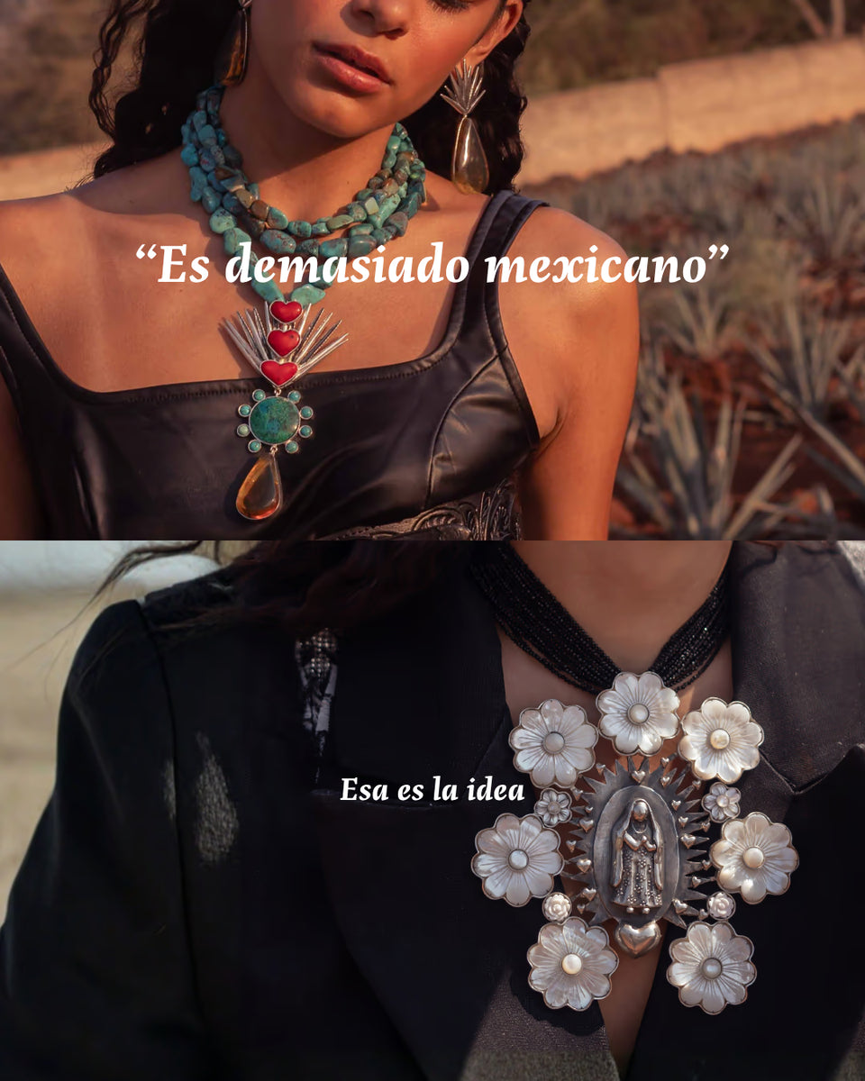 Joyería mexicana maximalista Gabriela Sánchez