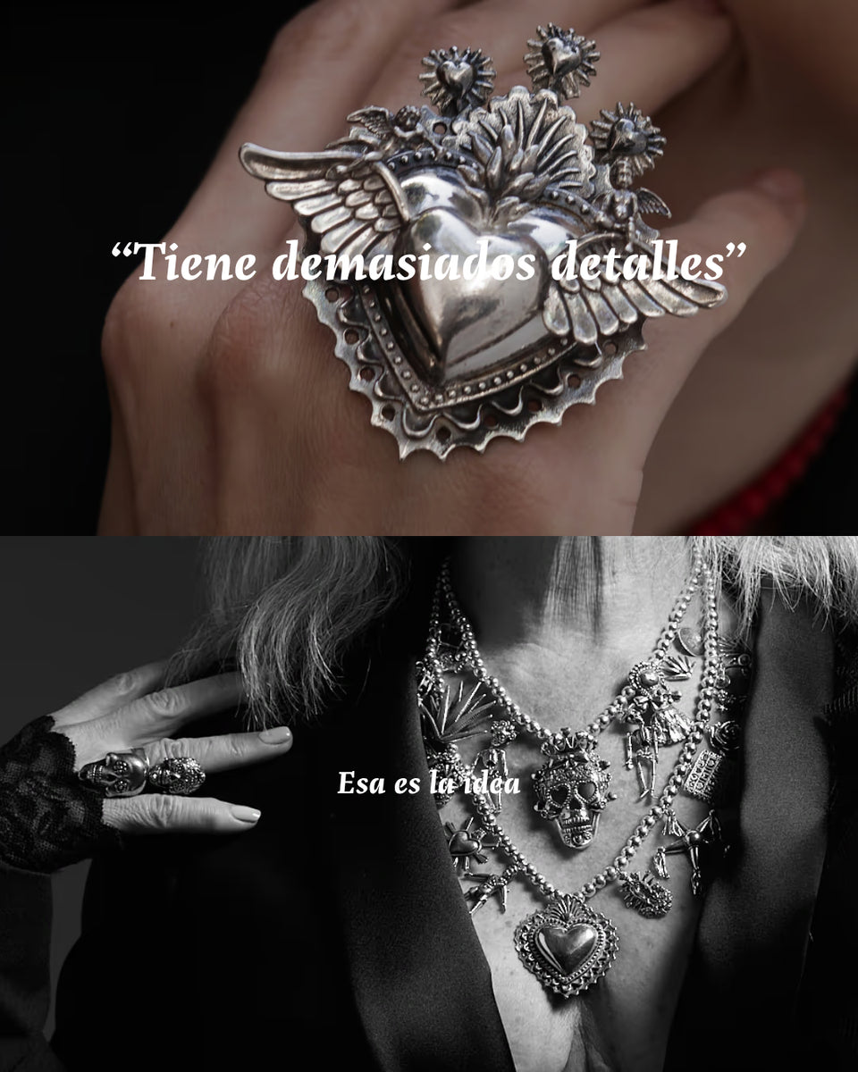 Joyería mexicana maximalista Gabriela Sánchez
