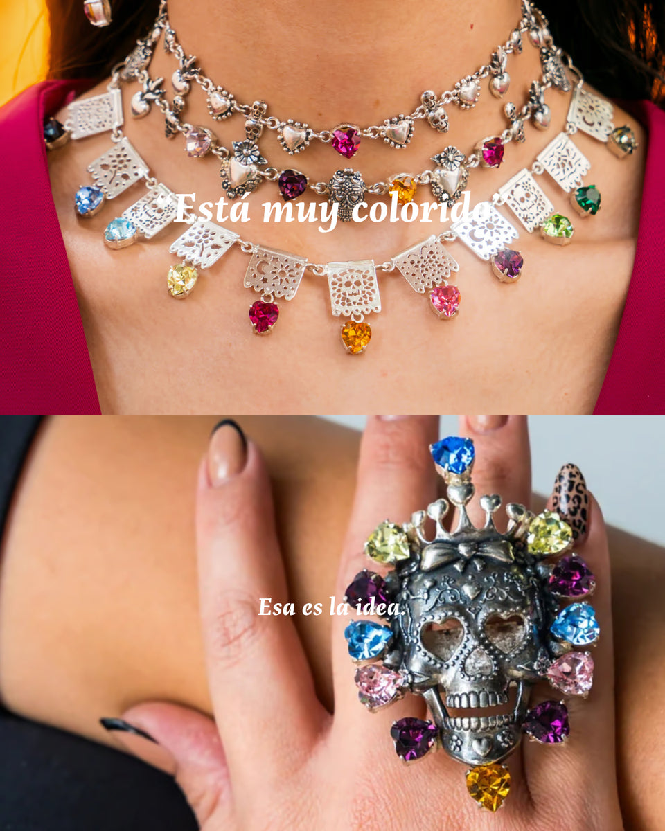 Joyería mexicana maximalista Gabriela Sánchez