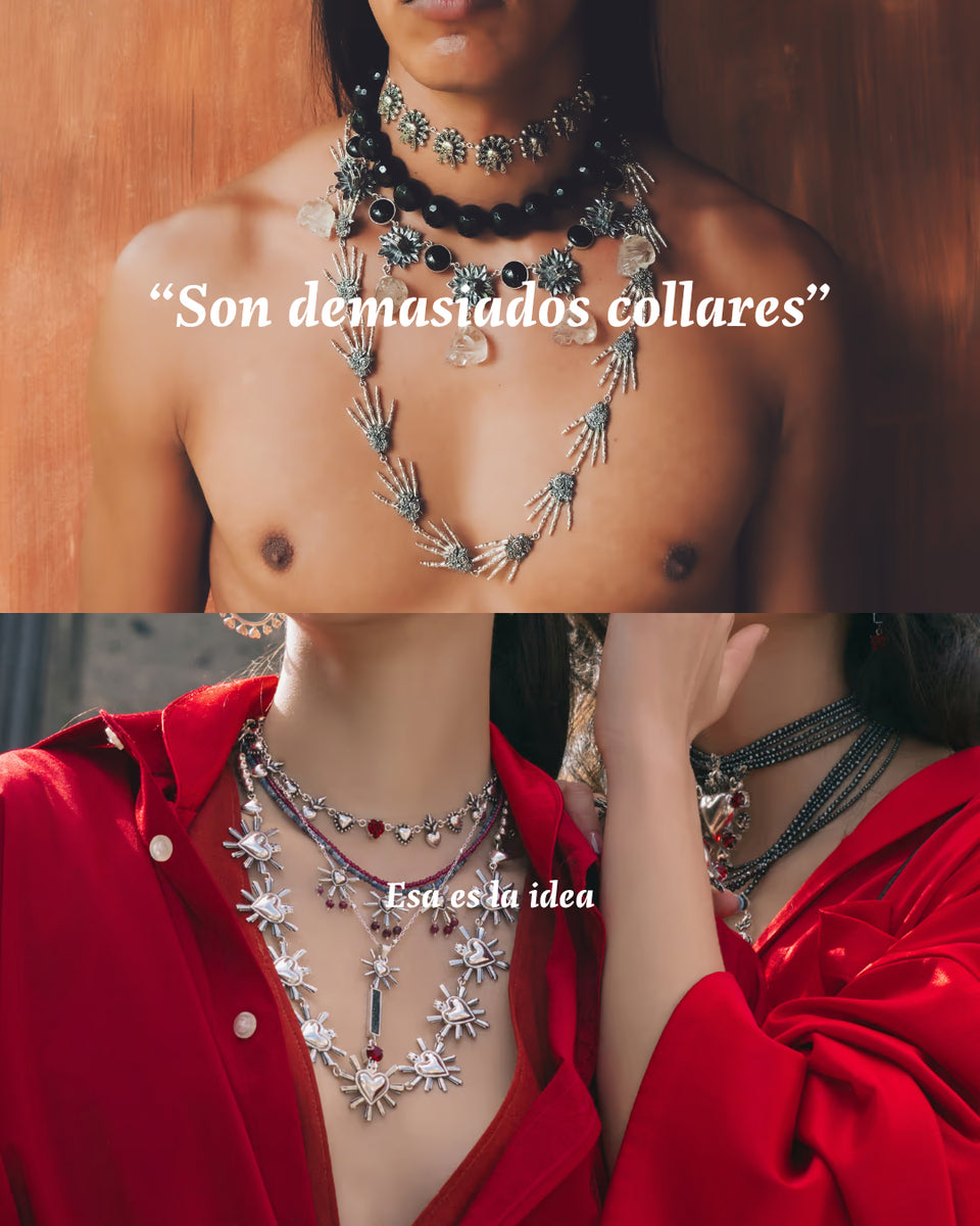 Joyería mexicana maximalista Gabriela Sánchez